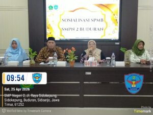 Sosialisasi SPMB SMPN 2 Buduran TA 2026/2027 Berlangsung Hangat
