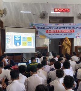 Menumbuhkan Kesadaran Pajak Sejak Dini melalui Sosialisasi kepada Peserta Didik SMP Negeri 2 Buduran
